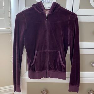 Purple Juicy Couture Hooded Sweater